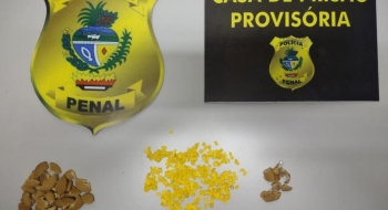 Mais de 600 porções de droga são apreendidas na CPP de Aparecida de Goiânia